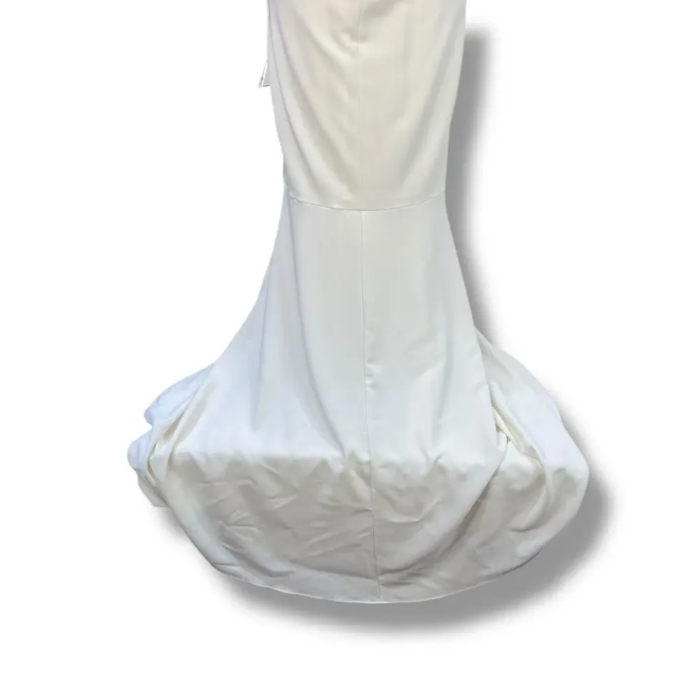 Dress the Population Sleeveless Mermaid Dress Wedding Bridal Floor Length Small - Picture 9 of 11